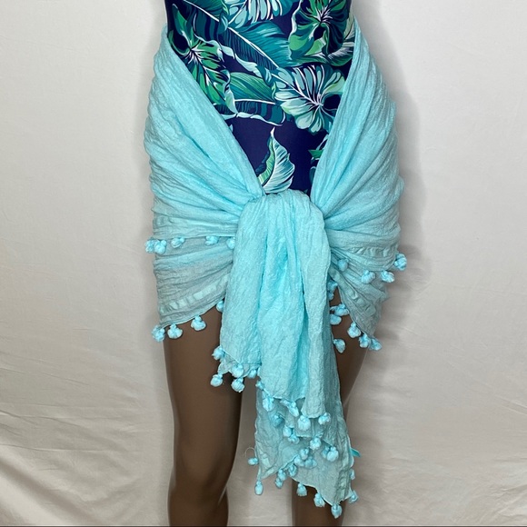 Melissa Odabash Other - 🔺SOLD🔺Melissa Odabash Silk Blend Tassel Cover Up